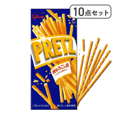 【10点セット】プリッツ 焼もろこし味※賞味期限:2026/11/30