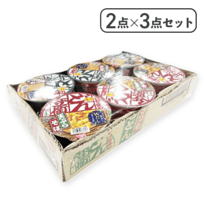 【2種×各3個】どん兵衛ミニカップ※賞味期限:2026/08/24