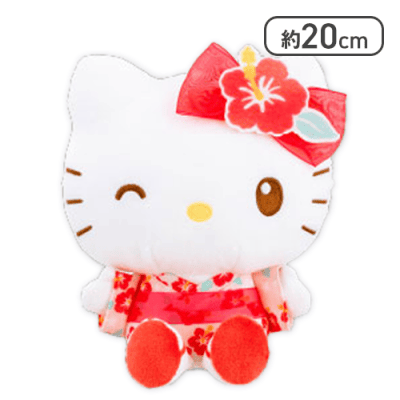 ハローキティ】サンリオキャラクターズ ハイビスカス浴衣ちょい