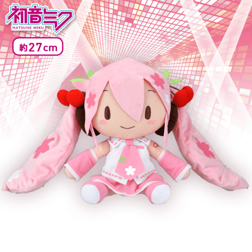 初音ミクシリーズ SPふわふわぬいぐるみ“桜ミク” | オンラインクレーン