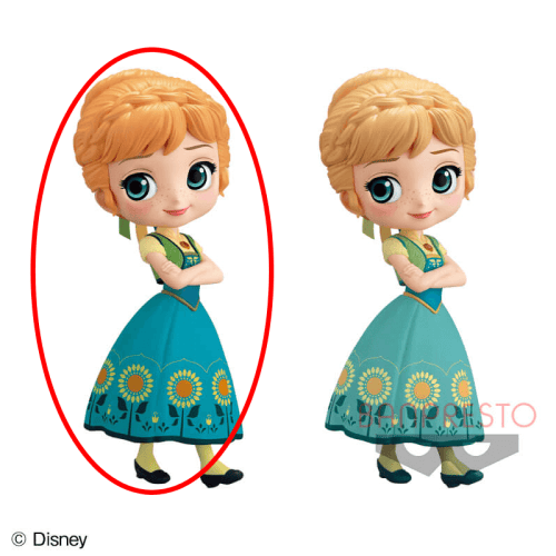 〈アウトレット〉Q posket Disney Character -Anna Frozen Fever Design- A.通常カラーver.