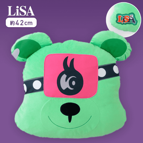 LiSA [MEJ]フェイスクッション“メガクマ“