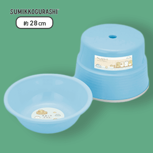 【ブルー】すみっコぐらし ぬくぬく湯ごもり お風呂セット