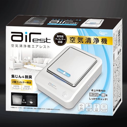 【ホワイト】空気清浄機 airest 5
