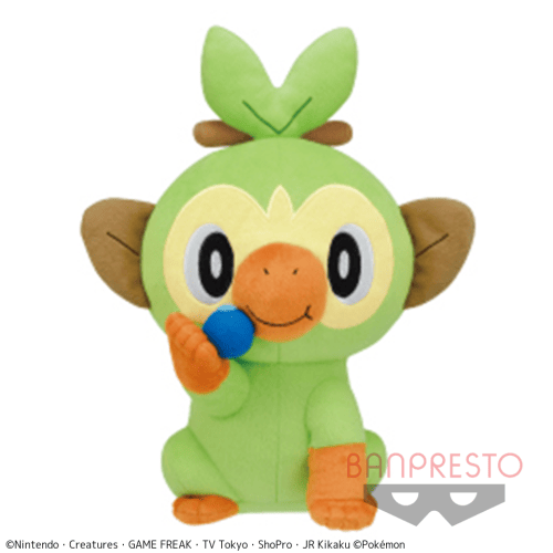 【B:サルノリ】ポケットモンスター もぐもぐタイム でっかいぬいぐるみ〜カイリュー・サルノリ〜
