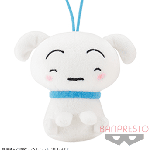 【A:シロ】クレヨンしんちゃん ぬいぐるみマスコット