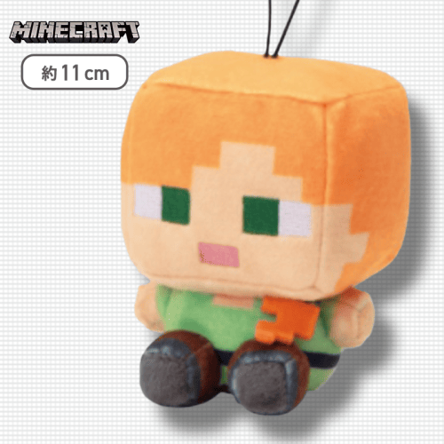 【A：アレックス】マインクラフト デフォルメマスコット〜アレックス・スティーブ・ニワトリ〜