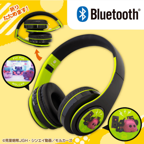 PUIPUIモルカーBluetoothワイヤレスヘッドホン