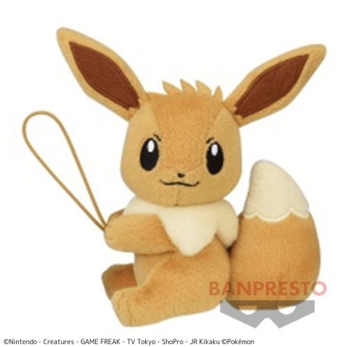 【イーブイ（メス）】ポケットモンスター ぐらぶらりんぬいぐるみ〜イーブイ（メス）・ナエトル・ヒコザル・ヒバニー〜