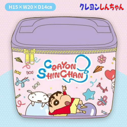 【パープル】クレヨンしんちゃんバニティバッグver.2
