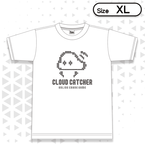 【ホワイト/XL】Pixel-Tshirt