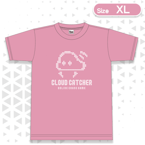 【ピンク/XL】Pixel-Tshirt