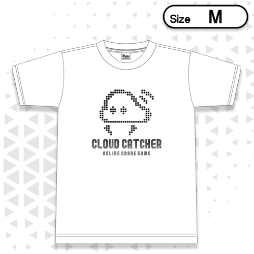 【ホワイト/M】Pixel-Tshirt