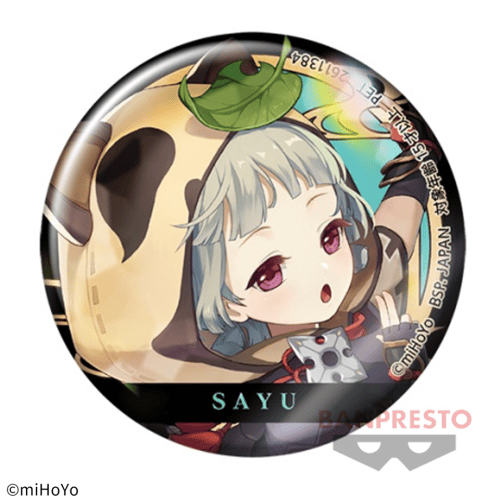 【早柚】原神 ホログラム缶バッジ〜稲妻城〜