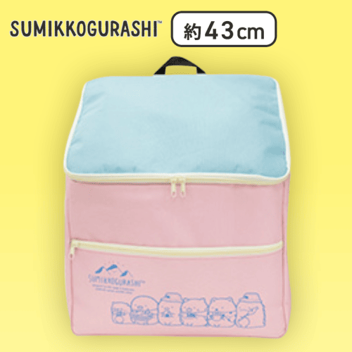【ピンク】すみっコぐらし すみっコキャンプ ボックス型保冷リュック