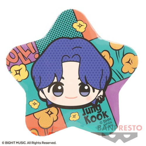 【Jung Kook】TinyTAN Butter ちびぐるみ星型ビッグ缶バッジ