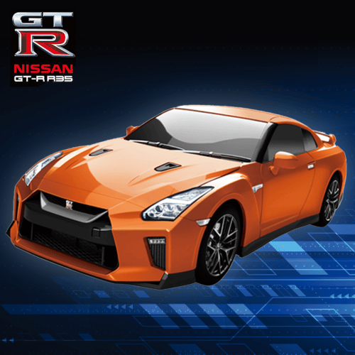 【オレンジ】RC NISSAN GT-R