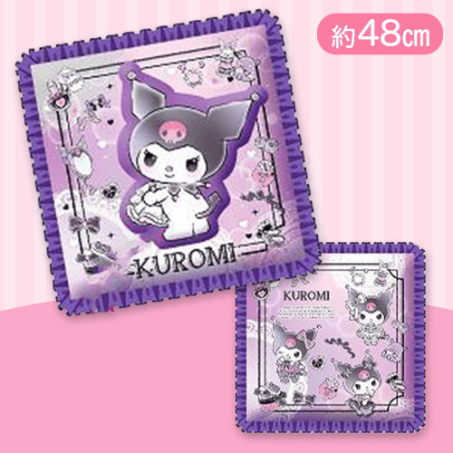 【クロミ】サンリオフリル付き 半立体スクエアクッション