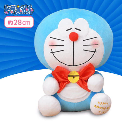 【照れ】ドラえもん おめかしリボンぬいぐるみ