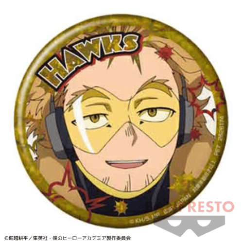 【ホークス】僕のヒーローアカデミア ホログラム缶バッジ