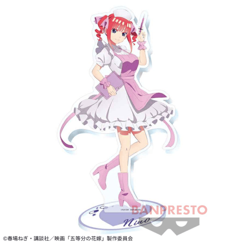 【二乃】五等分の花嫁 スタンド付きメガアクリルプレート〜ナースver.〜