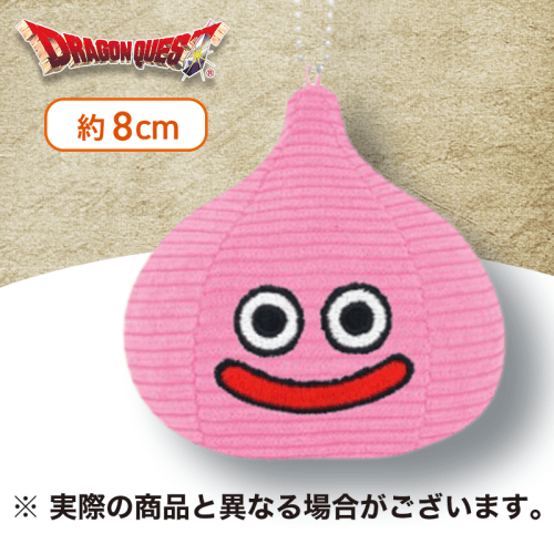 【ピーチスライム】ドラゴンクエスト　AM　小さなコーデュロイ生地ぬいぐるみ　スライムいっぱい