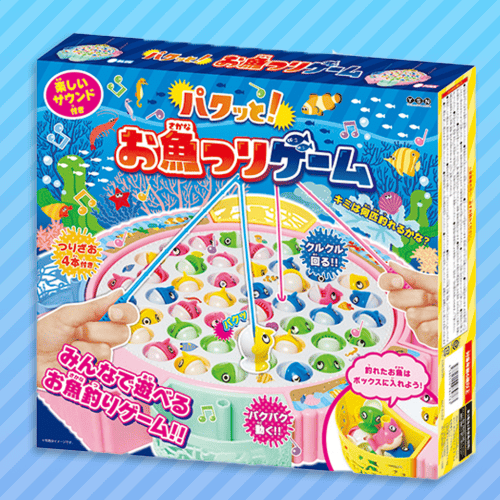 【ピンク】パクッと！お魚つりゲーム