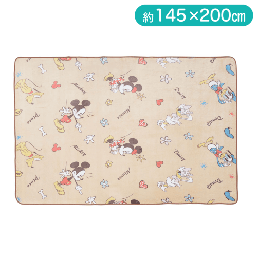 ミッキーマウス！　ギガザッカふわふわビッグ毛布