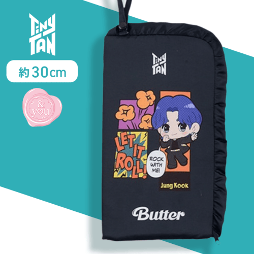 【Jung Kook】TinyTAN　CHUBBY COLLECTION　マルチポーチ〜Butter〜“Jimin＆V＆Jung Kook”