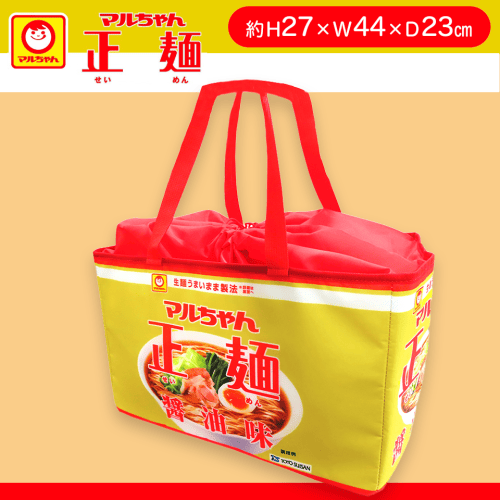 【醤油】マルちゃん正麺レジカゴバッグ