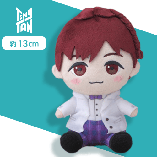 【j-hope】TinyTAN　Purple Holidays　おすわりぬいぐるみ“RM＆Jin＆SUGA＆j-hope”