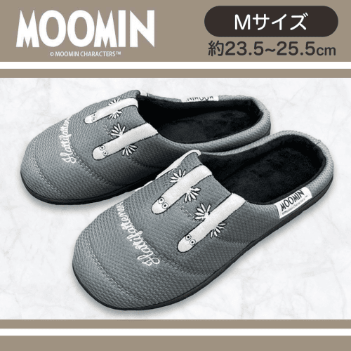 【グレーM】ムーミンwarm shoes