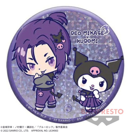 【御影玲王】ブルーロック×キャラクターコラボ ホログラム缶バッジ