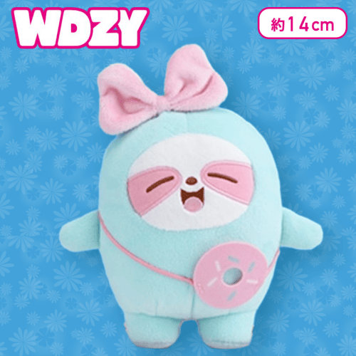 【LYA（ブルー）】WDZY　モアプラスパステルカラーぬいぐるみ“HATT＆LYA＆TUK”