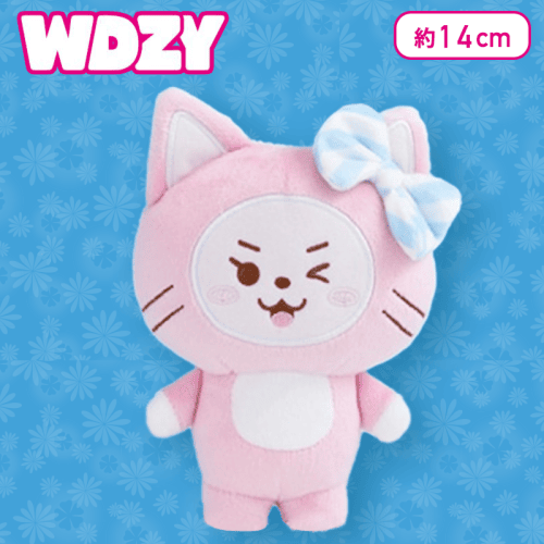 【CABBIT（ピンク）】WDZY　モアプラスパステルカラーぬいぐるみ“CHUNG-EE＆CABBIT”