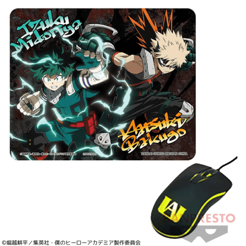 【ヒーロー】僕のヒーローアカデミア 光るマウスとマウスパッド