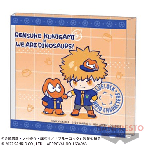 【國神錬介】『ブルーロック』×サンリオキャラクターズ アクリルブロック
