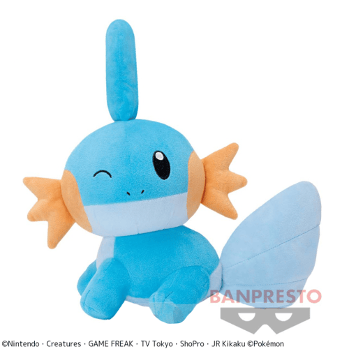 【ミズゴロウ】ポケットモンスター ほぺぴた でっかいぬいぐるみ〜シャワーズ・ミズゴロウ〜