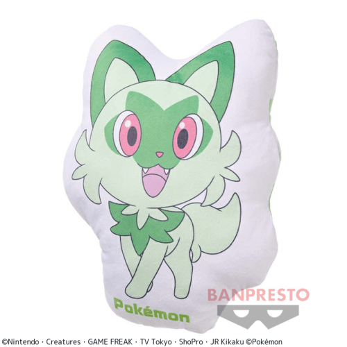 【ニャオハ】ポケットモンスター でっかいクッション〜ニャオハ・ホゲータ・クワッス〜