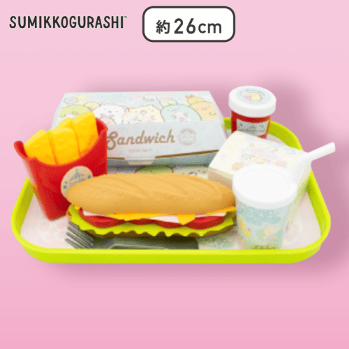 【サンドイッチセット】すみっコぐらし たぴおかパーク ファーストフードおもちゃセット