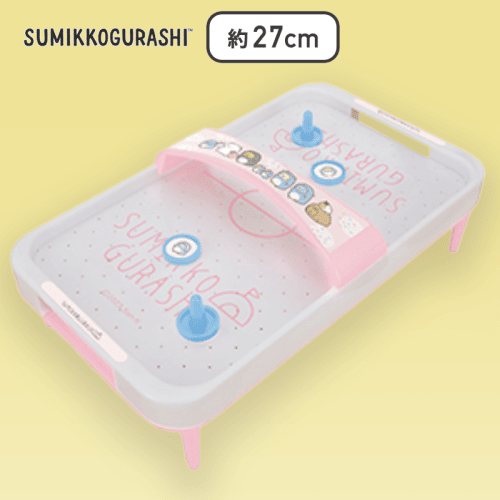【ピンク】すみっコぐらし しろくまのともだち パックが浮く！卓上エアホッケー