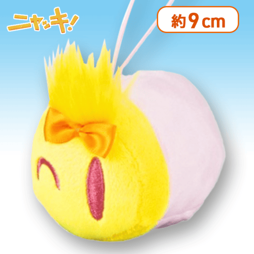 【ピンクちゃん（ウインク）】ニャッキ！ 重なるぬいぐるみマスコット７