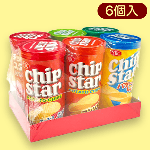 シュリンクパック チップスター6個※賞味期限:2023/11