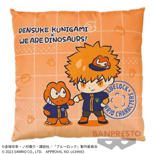 【國神錬介】『ブルーロック』×サンリオキャラクターズ スクエアクッションvol.1