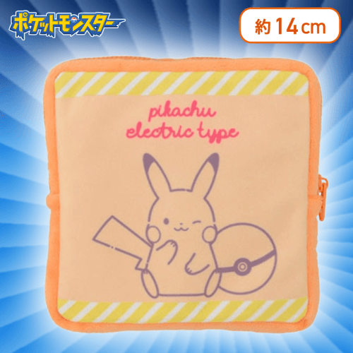 【ウインク】ポケットモンスター　Pikachuスクエアポーチ