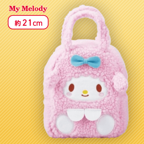 【マイスウィートピアノ】マイメロディ おそろのリボンふわふわバッグ