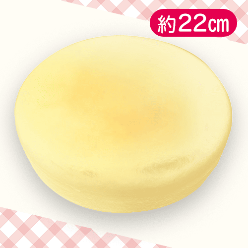 【ホワイト】ふんわりBIGチーズケーキスクイーズ
