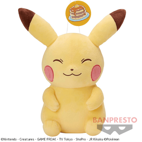 【ピカチュウ】ポケットモンスター でっかいぬいぐるみ「Cafe Art」〜ピカチュウ・イーブイ〜