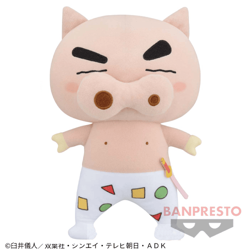 【ぶりぶりざえもん】クレヨンしんちゃん パジャマパーティーでっかいぬいぐるみ〜白いパジャマだゾ〜