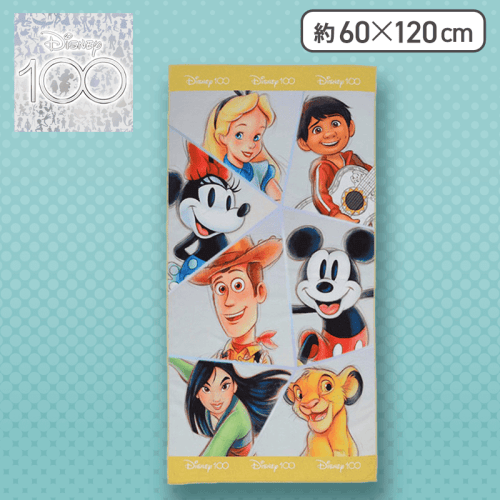【キャラクター】ディズニー100　プレミアムバスタオル